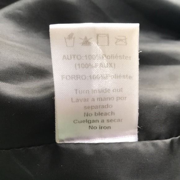 SADIE & Sage fleece cropped black jacket size Large - Picture 10 of 11